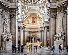 Interior del Panteón de París